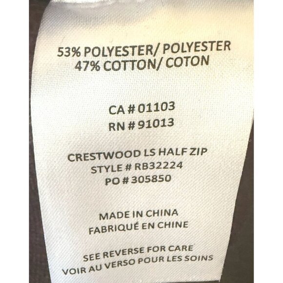 Robert Barakett Mens Wine Half Zip Knit Crestwood Pullover Shirt Sz XXL New - Picture 8 of 10